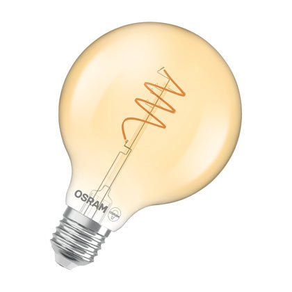 LED GLOB95 40 GULD 827 E27 (Rexel)