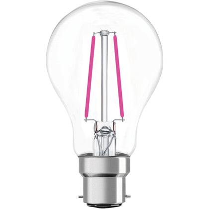 LED Classic 2W B22 Rosa Klar (Rexel)