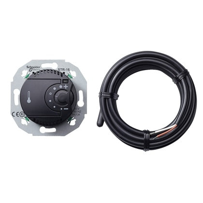 Golvtermostat 16A giv 3m Svart (Rexel)