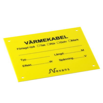 VARNINGSSKYLT (Rexel)